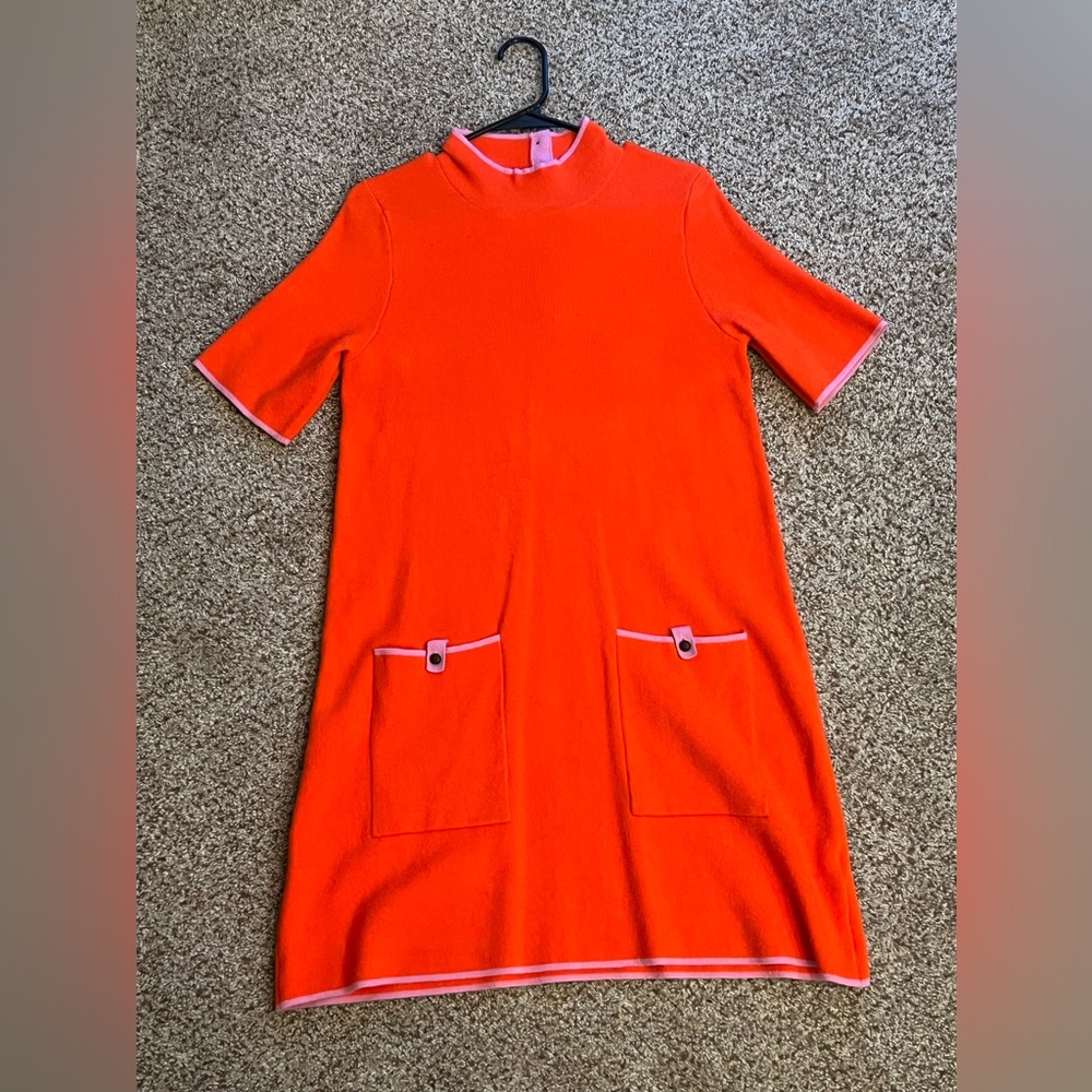 Maeve Women's Orange and Pink Dress